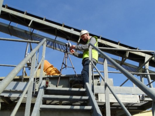 Mesure de bruits d'une installation de traitement de carrière